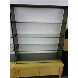 4-Shelf Glass Display Cabinet - No Shipping