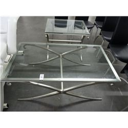 Glass Top Coffee Table & Table Set - No Shipping