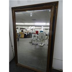 Ornate Mirror - Approx. 46" x 70" - No Shipping.  The lettering is not etched. It is removable.