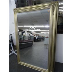 Ornate Mirror - Approx. 46  x 70  - No Shipping  The lettering is not etched. It is removable.