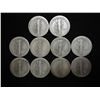 Image 2 : 10 ASSORTED 1920'S MERCURY DIMES
