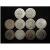 Image 2 : 10 ASSORTED 1890'S SEATED LIBERTY DIMES