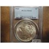 Image 1 : 1923 PEACE SILVER DOLLAR PCGS MS62