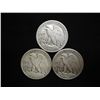 Image 2 : 1941,42 & 45-D WALKING LIBERTY HALF DOLLARS