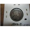 Image 1 : 1902-H CANADA SILVER 25 CENTS