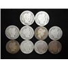 Image 1 : 10 ASSORTED BARBER DIMES