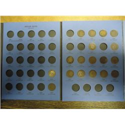WHITMAN ALBUM OF INDIAN HEAD CENTS WITH 18 COINS