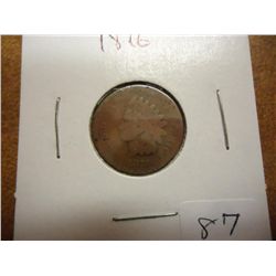 1876 INDIAN HEAD CENT SEMI KEY