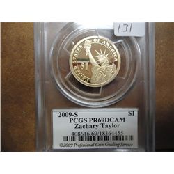 2009-S TAYLOR DOLLAR PCGS PR69 DCAM