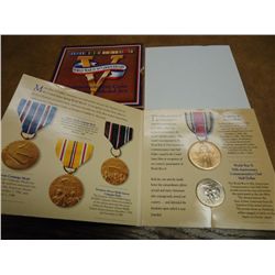 1991-95 WWII COMMEMORATIVE COIN & VICTORY MEDAL