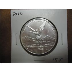 2010 MEXICO SILVER 1 OZ. LIBERTAD UNC