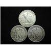 Image 2 : 1941-D,43 & 45 WALKING LIBERTY HALF DOLLARS