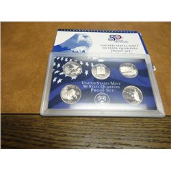 2008 US 50 STATE QUARTERS PROOF SET WITH BOX