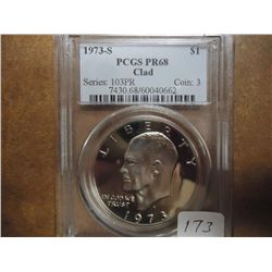 1973-S IKE DOLLAR PCGS PR68