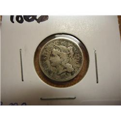 1866 THREE CENT PIECE (NICKEL)