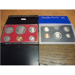 1972 & 1976 US PROOF SETS (WITH BOXES)
