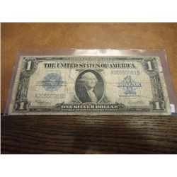 1923 LARGE SIZE $1 SILVER CERTIFICATE HORSE