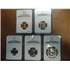 Image 1 : 1961 US SILVER PROOF SET ALL NGC SLABS