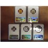 Image 2 : 1961 US SILVER PROOF SET ALL NGC SLABS