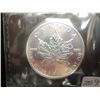 Image 1 : 1998 CANADA SILVER $5 MAPLE LEAF UNC