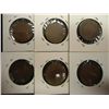 Image 2 : 1910,14,17,18,19 & 20 CANADA US LARGE CENTS