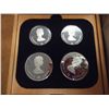 Image 2 : 1973 CANADA OLYMPIC 4 COIN PROOF SET SILVER