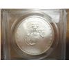 Image 2 : 2005-P MARINE CORPS SILVER DOLLAR PCGS MS69