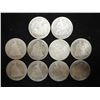 Image 1 : 10 ASSORTED 1880'S SEATED LIBERTY DIMES