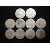 Image 2 : 10 ASSORTED 1880'S SEATED LIBERTY DIMES