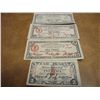 Image 1 : 2,5,10 & 20 PESOS WWII PHILIPINNES GUERRILLA MONEY