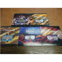 5 US MINT 50 STATE QUARTERS P & D UNC SETS