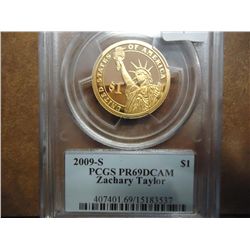 2009-S TAYLOR DOLLAR PCGS PR69 DCAM