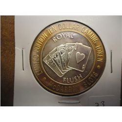 CASINO $10 SILVER TOKEN (UNC) LAS VEGAS