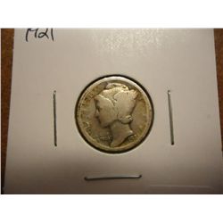 1921 MERCURY DIME KEY DATE