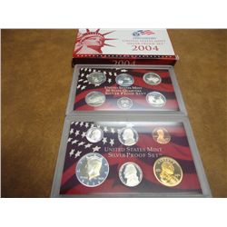 2004 US SILVER PROOF SET (WITH BOX) SOME TONING