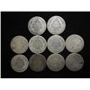 Image 2 : 10 ASSORTED 1890'S SEATED LIBERTY DIMES