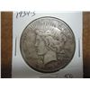 Image 1 : 1934-S PEACE SILVER DOLLAR KEY DATE