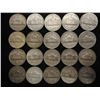 Image 2 : 20 ASSORTED 35% SILVER JEFFERSON WAR NICKELS