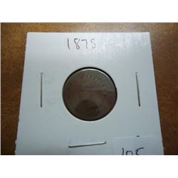 1875 INDIAN HEAD CENT SEMI KEY