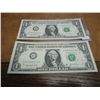 Image 1 : 2-2003-A $1 FRN'S LOW CONSECUTIVE SERIAL 'S (UNC)