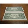 Image 2 : 2-2003-A $1 FRN'S LOW CONSECUTIVE SERIAL 'S (UNC)