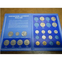 EISENHOWER, SBA & SACAGAWEA DOLLARS IN FOLIO