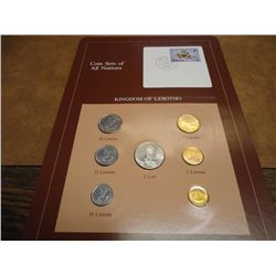 COIN SETS OF ALL NATIONS "LESOTHO" 7 COINS