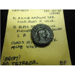 282-285 A.D. CARINHS ANCIENT COIN (EXTRA FINE)