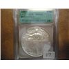 Image 1 : 2007 AMERICAN SILVER EAGLE ICG MS69