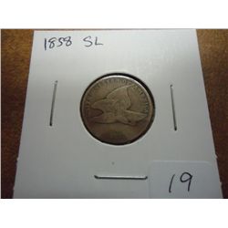 1858 (SMALL LET TER) FLYING EAGLE CENT