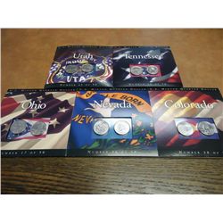 5 US MINT 50 STATE QUARTERS P & D SETS