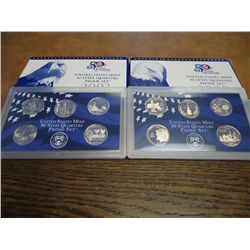 2000 & 2003 US 50 STATE QUARTERS PROOF SETS