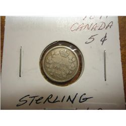 1891 CANADA SILVER 5 CENTS