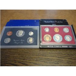 1982 & 1983 US PROOF SETS (WITH BOXES)